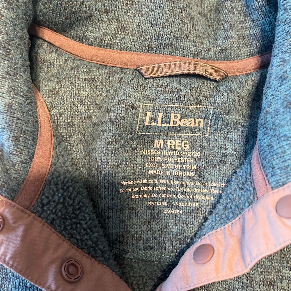 Ll Bean Pullover! Size Medium - image 3
